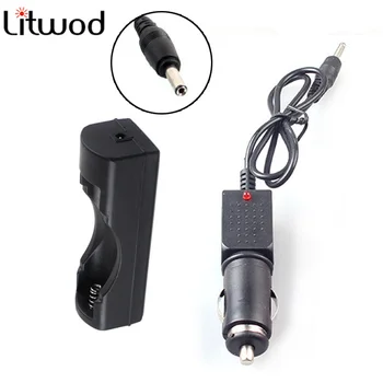 

High Quality! EU/US Charger + charger Cable for Rechargeable 18650 Battery