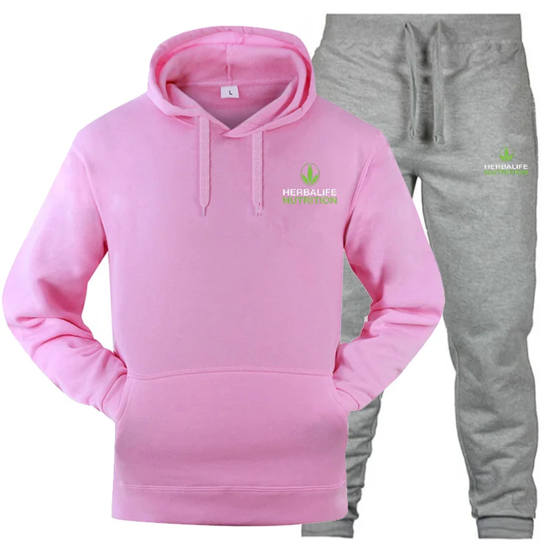 New trend Fashion sport warm suit jogging for Men Sportswear Print Hoodies Pullover tracksuit Sweatshirts Clothing set - Цвет: 2