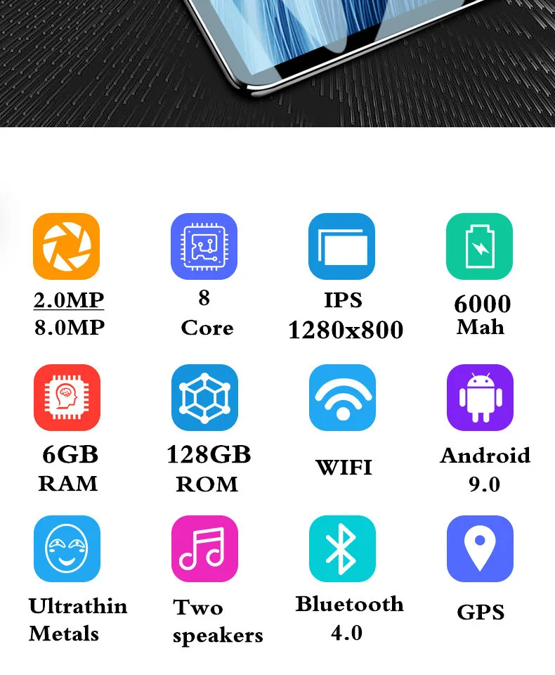 10,1 дюймов, 3g, 4glte, планшеты с телефонными звонками, четыре ядра, планшетный ПК, Android 9,0, планшет, 4 Гб ram+ 64 ГБ rom, WiFi, gps, две sim-карты, ПК, планшет, FM