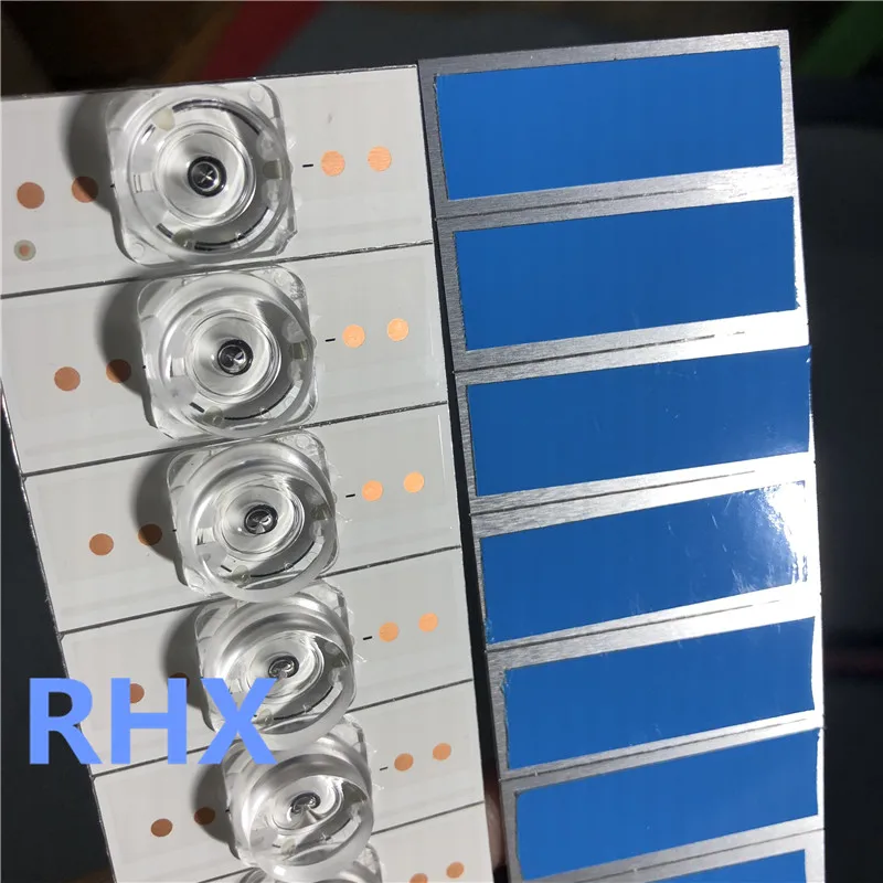 Tira para Luz de Fundo de Led Lente Quadrada de Alumínio para 3v e 6v Reparação de tv Hisense Tcl Konka Skyvale 100 - Image 2