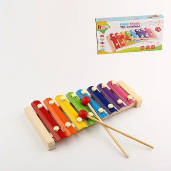

Wooden Octave Beat Toys Children Learn Early Education Toys Baby Colored Wooden Building Blocks Enlightenment Educational Toys