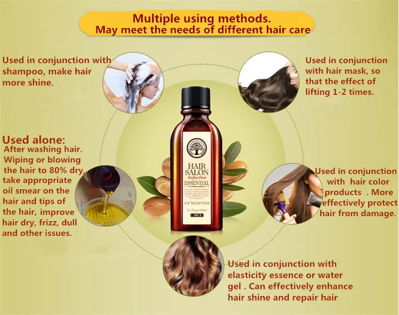 60ml Morocco Argan Oil Nut Hair Care Oil Keratin Repair Treatment Hair Mask Moisturizing Dry Damaged Hair Maintenance 60ml Morocco Argan Oil Nut Hair Care Oil Keratin Repair Treatment Hair Mask Moisturizing Dry Damaged Hair Maintenance