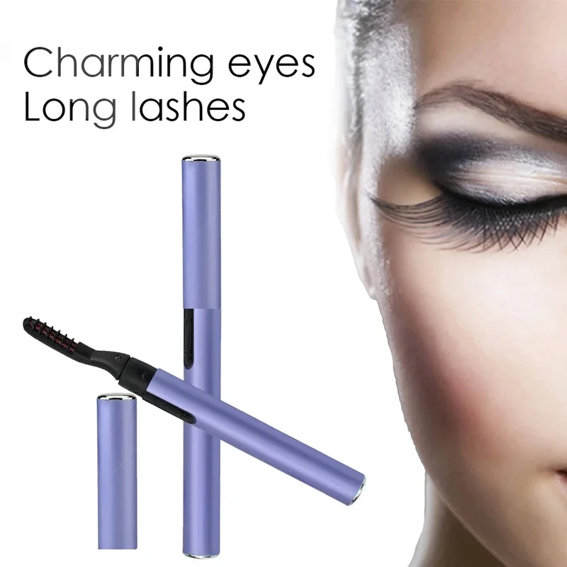 

Portable Pen Style Electric Perm Heated Eyelash Curler Long Lasting Eye lash Curler Makeup Curling Kit For Women