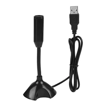 Mini micrófono USB para estudio de Streaming Tik Tok, micrófono Flexible de cuello de cisne para ordenador portátil y PC, para videojuegos