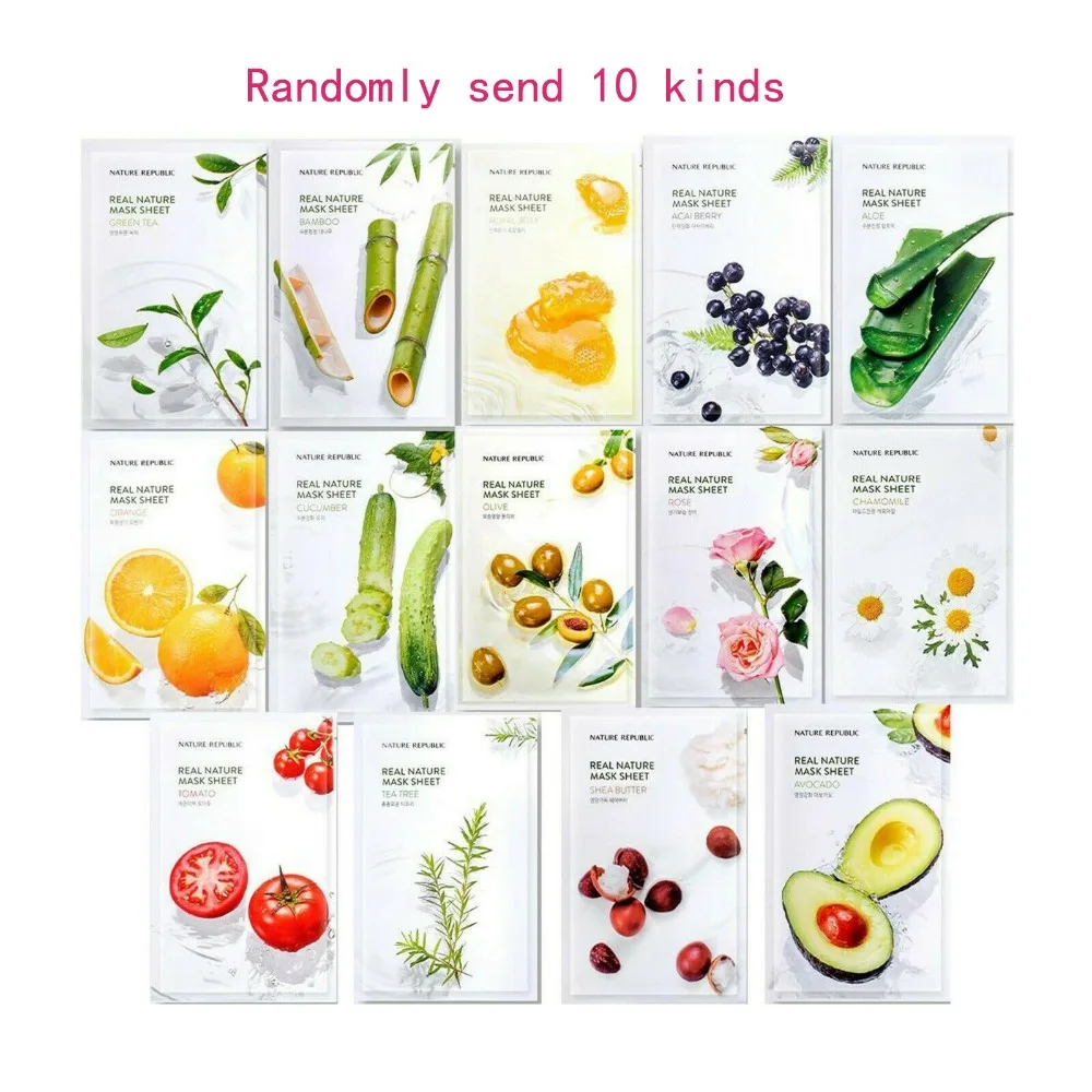 NATURE REPUBLIC Real Nature Mask Sheet（10pcs）