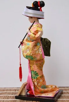 

2017 adorables manualidades hechas a mano 30 cm hermosas muñecas de Geisha de Japón decoración del hogar regalos creativos decor