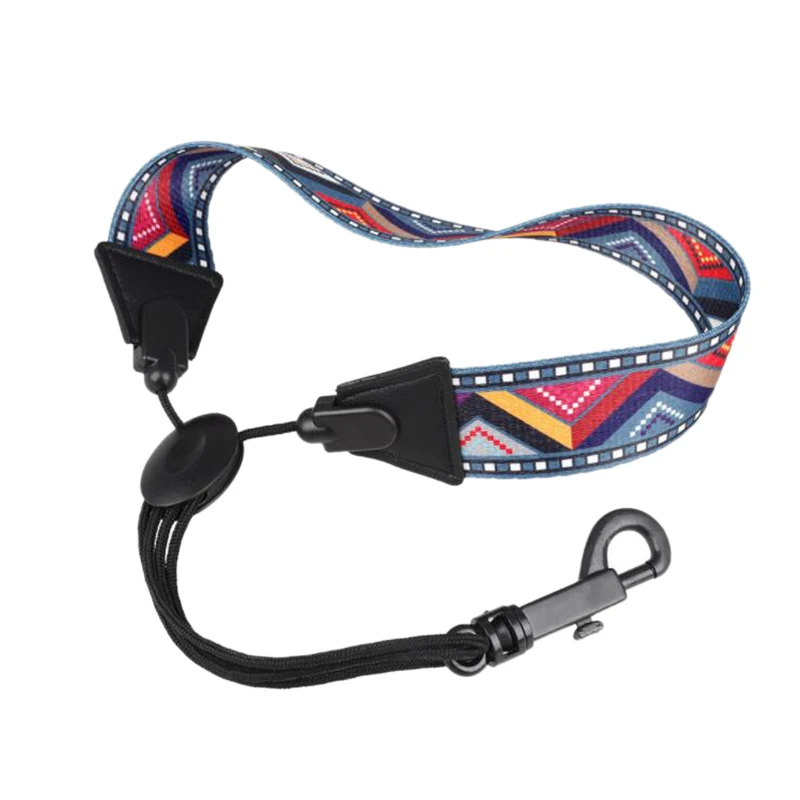 Для саксофона на шею ремень с защелкой Sax жгут для альт/тенор/Сопрано Sax - Цвет: Multi