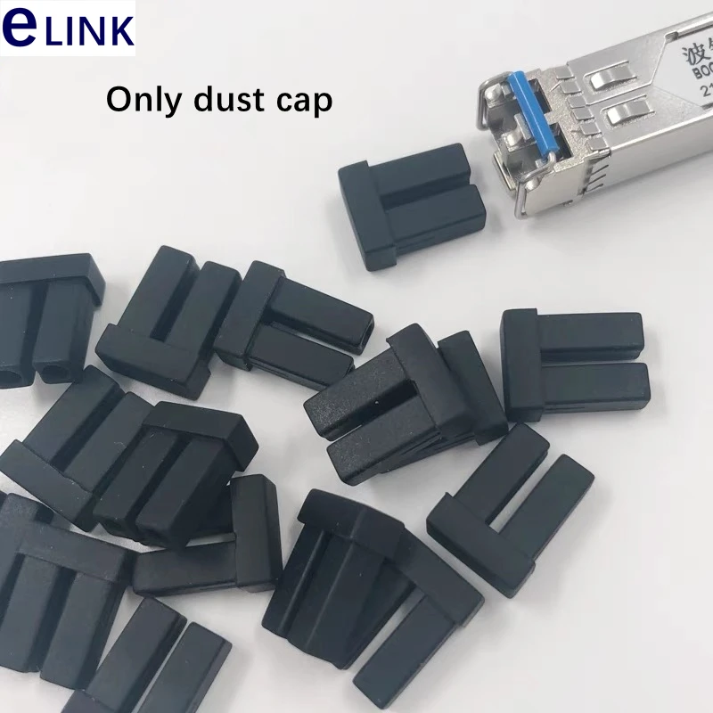 LC Dust Cap for SFP Module Dual Fiber LC Single Connector Duplex Fiber Optical Dust Cover, Silicone FTTH Free Shipping 200PCs
