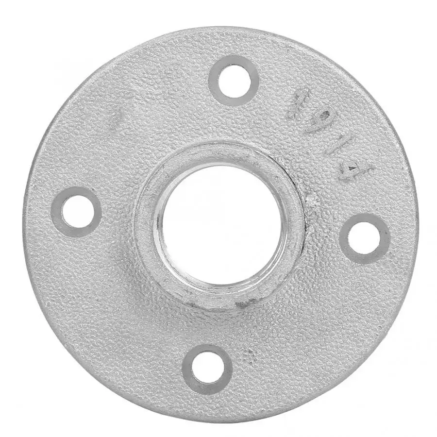 

10Pcs DN20 4 Holes Flange Base Hardware Tool 3/4'' British Screw Thread Flange Stainless