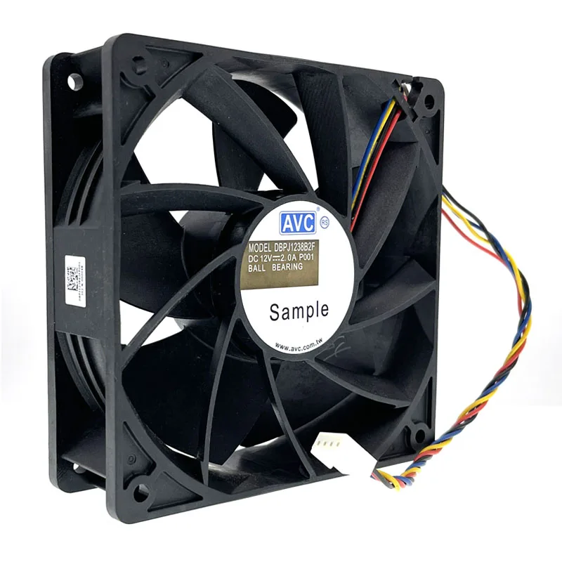 Miner Fan High Speed Cfm 12v 6000rpm,12038 Dbpj1238b2f 120x120x38mm Ball Powerful Cooler Gpu - Pc Components Cooling & Tools - AliExpress