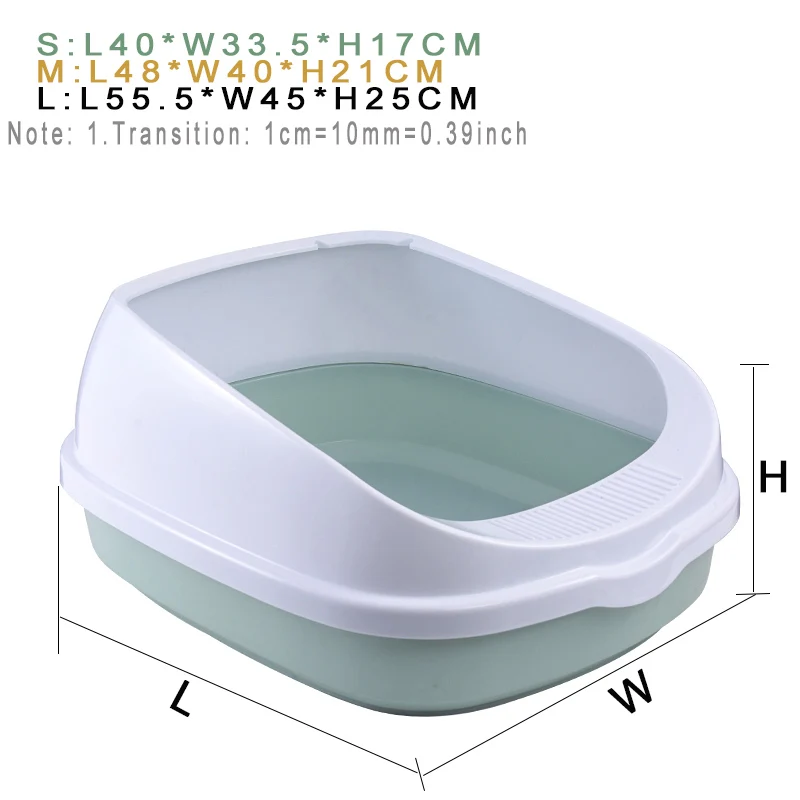Pet Toilet Bedpan Anti Splash Cats Litter Box Cat Dog Tray with Scoop Kitten Dog Clean Toilette Home Plastic Sand Box Supplies Pet Toilet Bedpan Anti Splash Cats Litter Box Cat Dog Tray with Scoop Kitten Dog Clean Toilette Home Plastic Sand Box Supplies