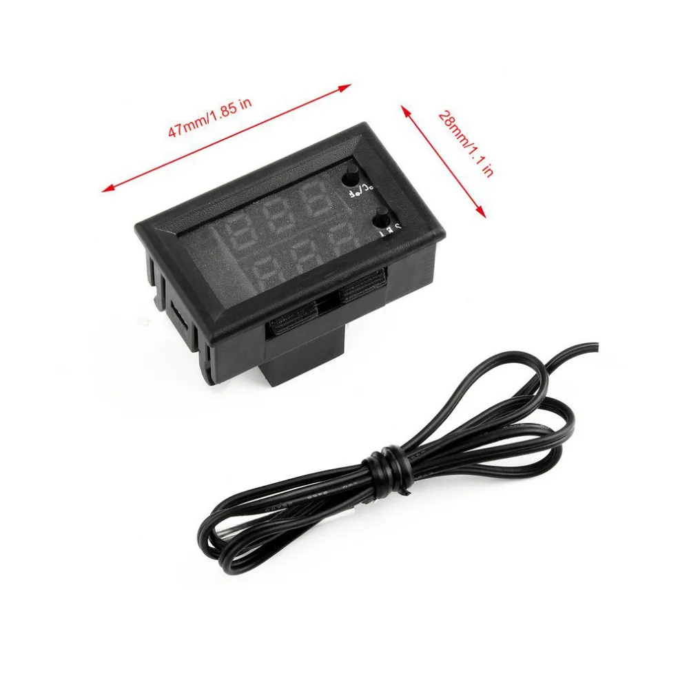 DC12V 20A цифровой регулятор температуры DIY умный мини-термостат регулятор Интеллектуальный Термометр с водонепроницаемым зондом