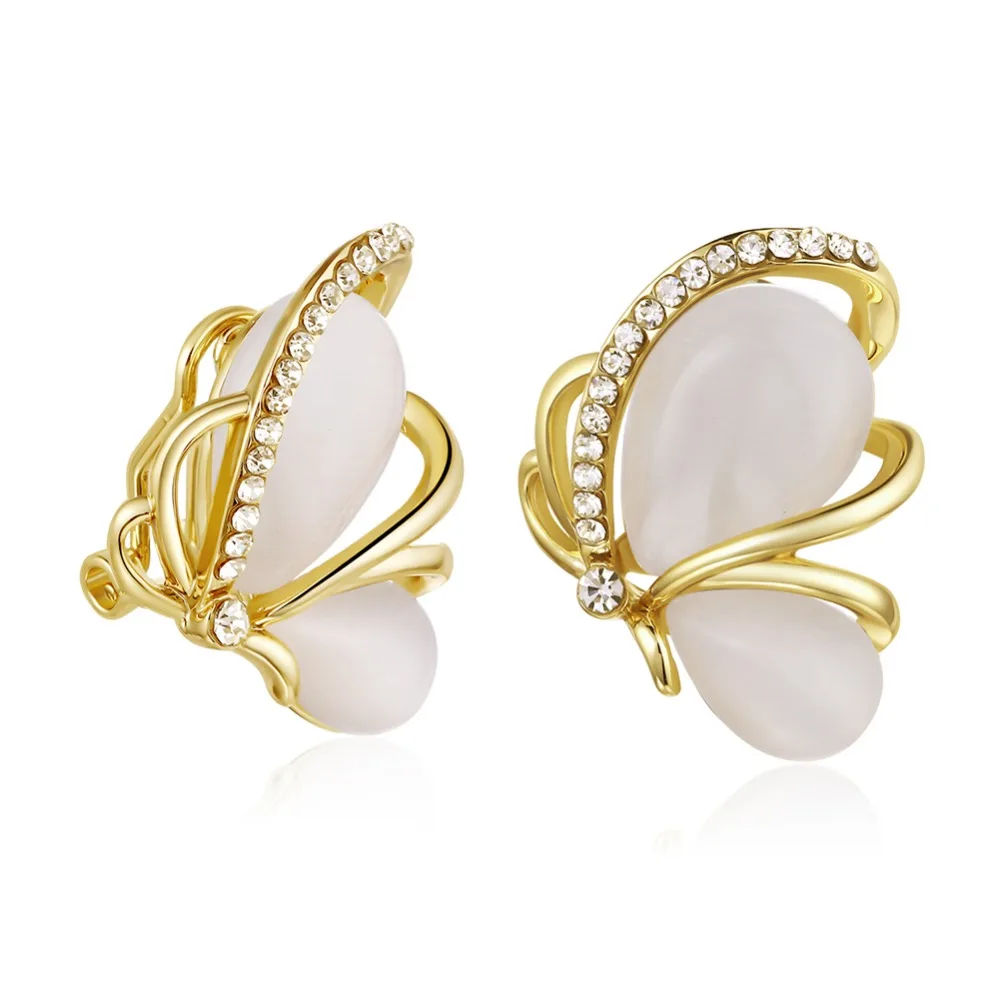

TN047 romantic Semi-precious Stone 925 Sterling Silver Earring for women wedding Jewelry