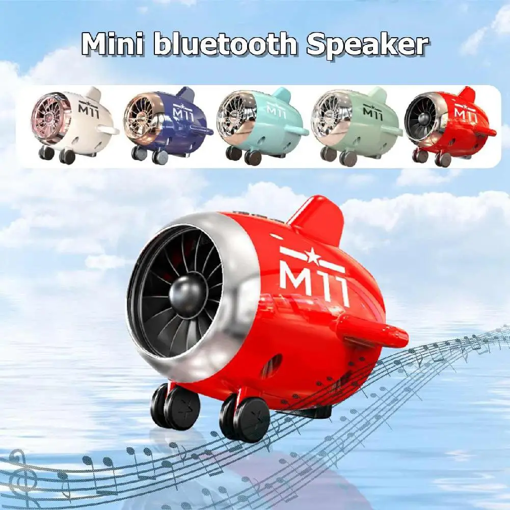 

DSstyles Small Fighter Mini Bluetooth Speaker Portable FM Radio with Mic USB Port TF Card Wireless Speakers Free Shipping