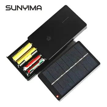 

SUNYIMA 1W 4V Solar Panel Board Battery Charger Energy Charging Charger Powerbank Box for 2xAA/AAA Rechargeable Battery