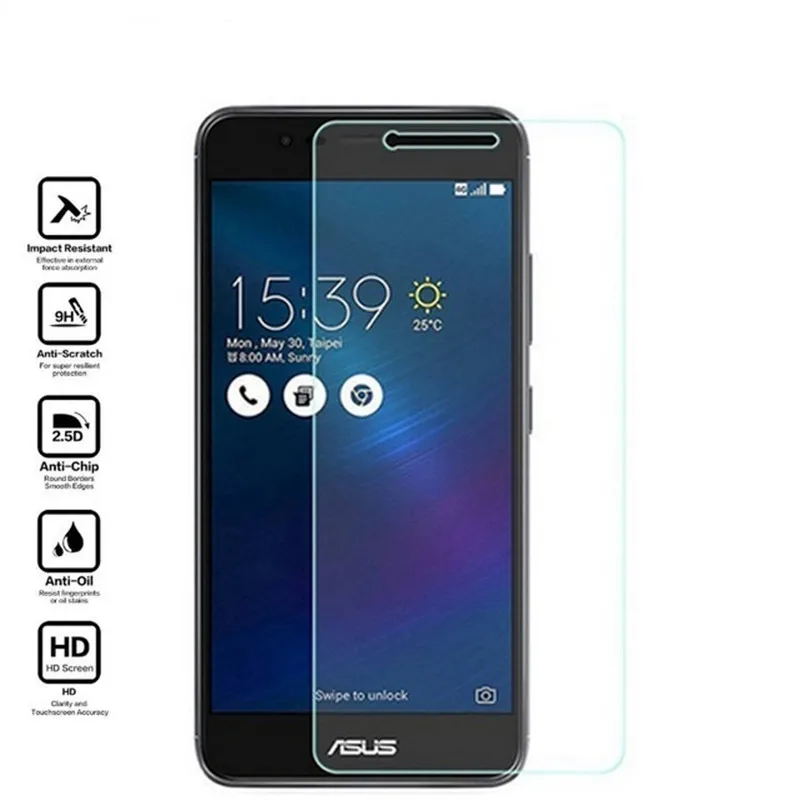 

Mobile 9H Tempered Glass For ASUS Zenfone 3 Max ZC520TL X008D GLASS Protective Film Screen Protector cover