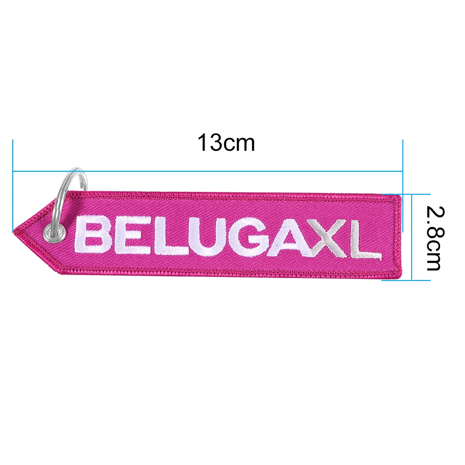 Double-sided Embroidery AIRBUS Keychain A320 Aviation Key Chain for Aviation Gift Porte Clef Keychains for Flight Crew (7)