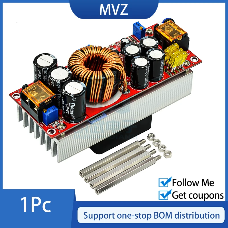 DC-DC 1500W 30A повышающий преобразователь напряжения Повышающий Модуль источника
