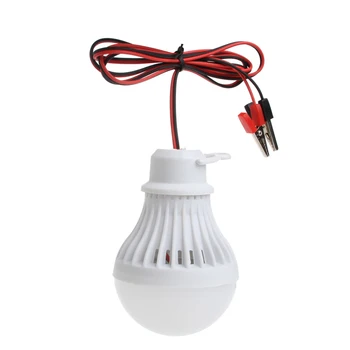 

12V LED Lamp Bulbs Outdoor Camping Tent Fishing Night Light Hanging Bulbs 5W