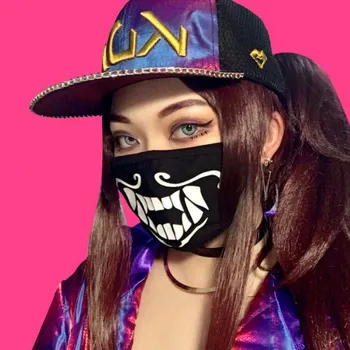 

Game KDA Mask Skull Cosplay Dustproof Keep Warm Masks Props
