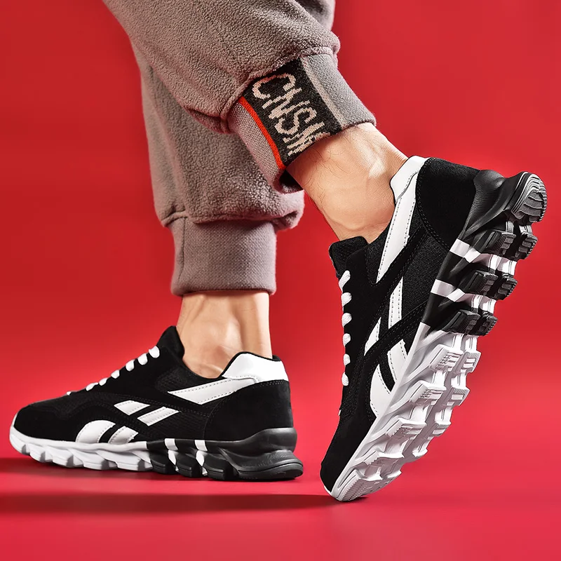 

Light Men's Casual Shoes Breathable Fashion Running Sport Shoes Soft bottom elasticity Comfortable Big Size 46 Men's Sneakers