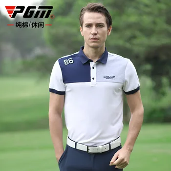 

PGM Golf Quick-Drying Fabric Men's Clothing Skin-Friendly Breathable Short-Sleeved T-shirt For Male Yf258