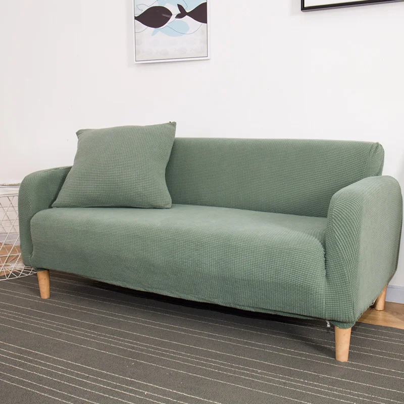 

Stretchable L Shaped Slip Sofa Elastic Cover Home Textile 3 Seats Anti-Slip Flexible Living Room Protective Sofa Arm Covers