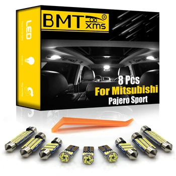 

BMTxms 8Pcs Canbus Car LED Interior Light Bulbs Kit For Mitsubishi Montero Shogun Pajero Sport 2 3 2008-2020 Auto Lighting