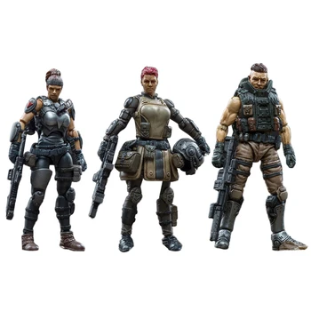 

7.6cm 1/24 Lifelike Soldier Model with Equipment 3D Gen.5 Female Soldier Series DIY Assembly Fine Soldier Model Creative Toy