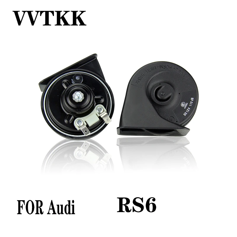 VVTKK для Audi RS6 C5 C6 C7 рога мотоцикла Cuernos электрический автомобиль многоцветные и клаксон рога 3CCC автомобильный Рог