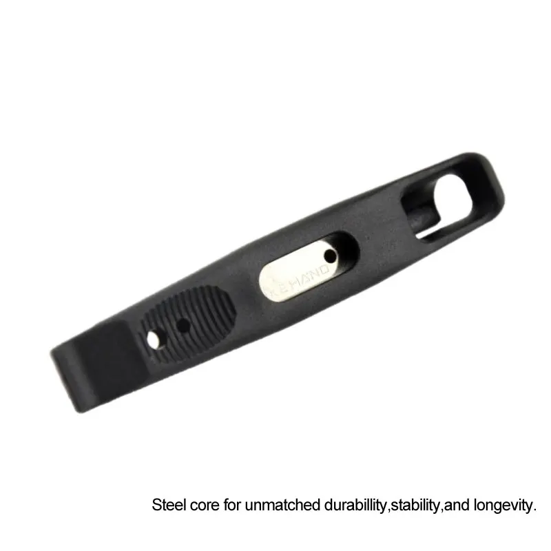 cheap 1 Piece Bike Tire Lever Set Plastic Coated Metal Boosted Bicycle Steel Core Cycling Repair Tools