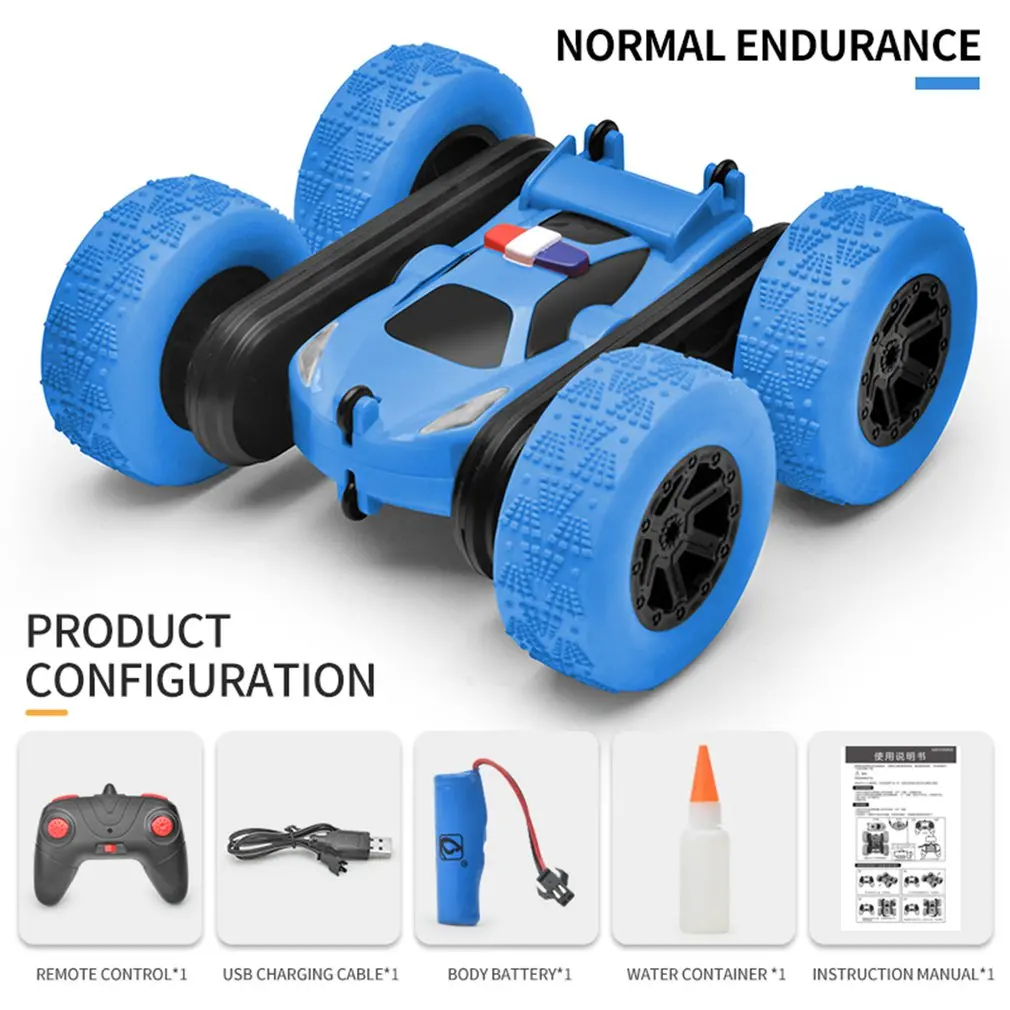 

Remote Control Car 2.4G 360Â°rotating Tumbling Bucket Twisting Double-sided Stunt Car Remote Control Model Off-road Vehicle Toy