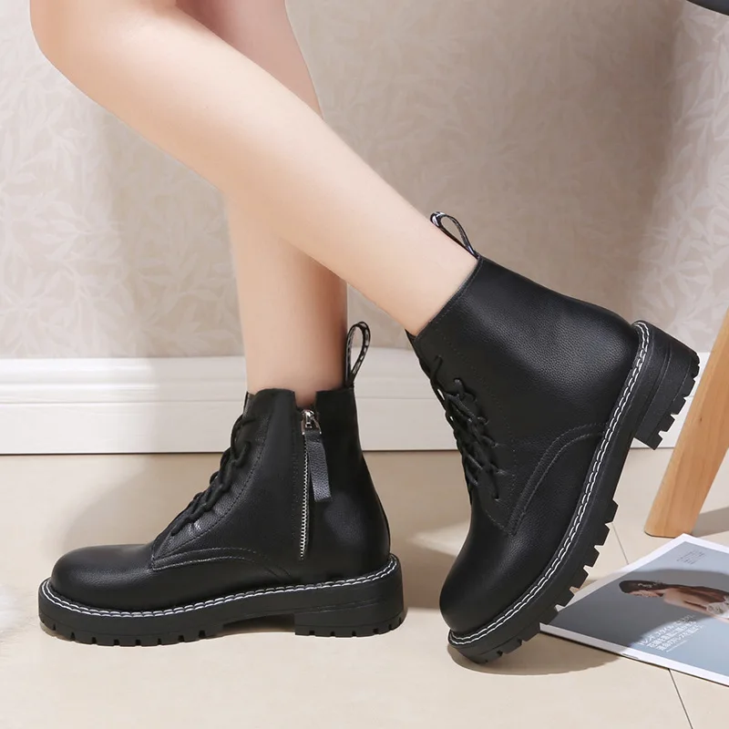

Short Boots Spring And Autumn Single Boots 2019 New Style Martin Boots Children Handsome England Ventilation Network Red Versati