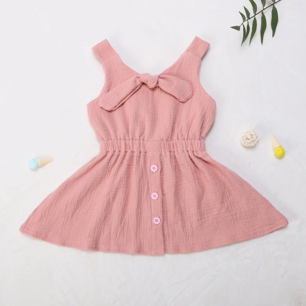 2019 Conice New Design Baby Girls Clothes Sleeveless Linen Girl Top GSY908-200 | Детская одежда и обувь