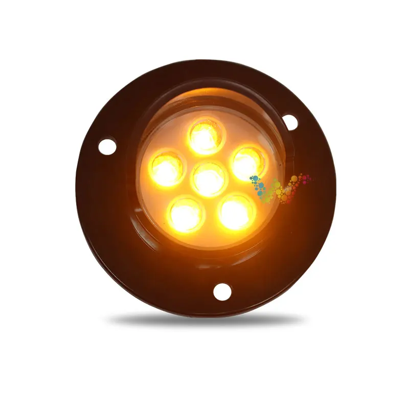 DC12V 50mm Diameter Yellow Amber Cluster Traffic Signal Module Arrow Board Light traffic signal wand