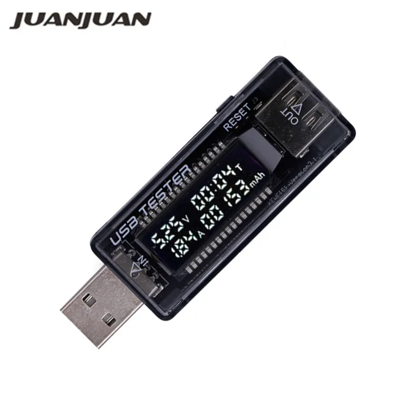 USB-детектор с жк-дисплеем вольтметр амперметр измеритель мощности зарядное