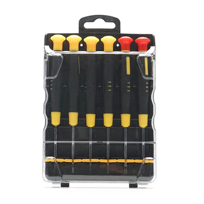 6 шт./компл. шлицевая отвертка Phillips головка отвертки 1,4/2,0/2,5/3,0/PH0/PH1 Сталь для Камера очки игрушки инструмент