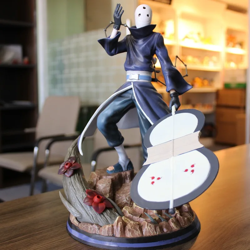 Наруто ПВХ фигурка Учиха Обито статуя игрушки в виде персонажа из аниме Наруто Shippuden Учиха Обито фигурка 30 мм диорама