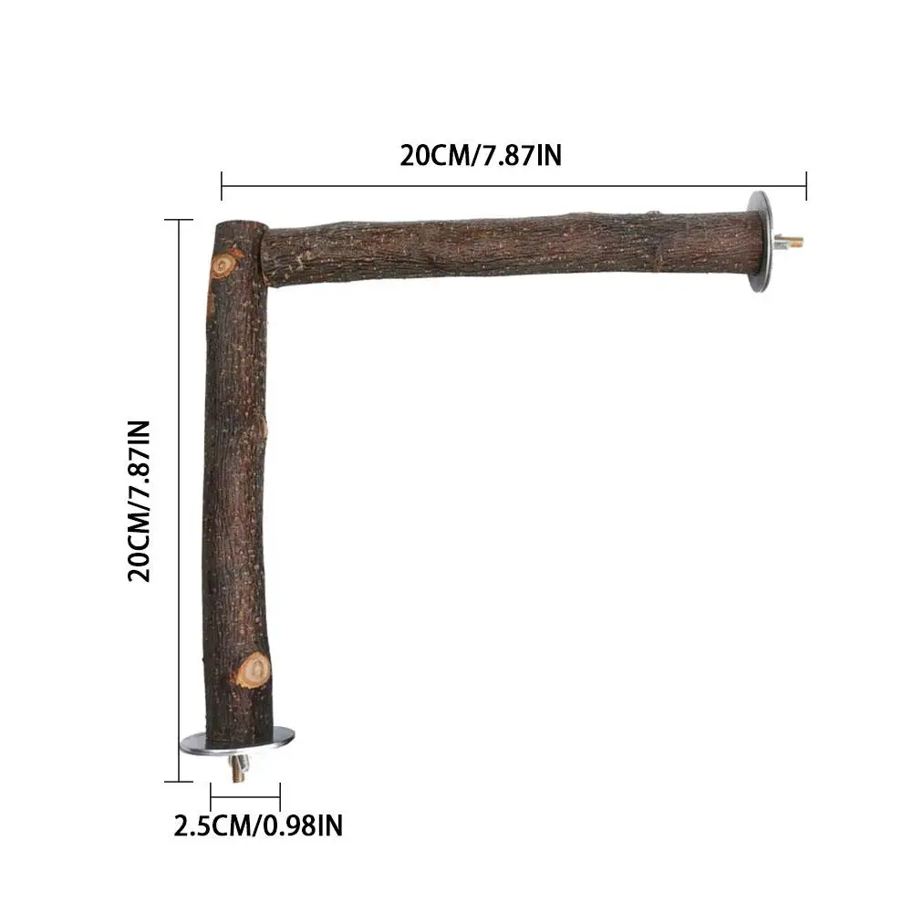 Деревянная подставка для птиц, окунь, натуральная палочка для дикого винограда, лапа, шлифовальная игрушечная клетка, аксессуары для маленьких и средних попугаев, Петухов, влюбленных птиц