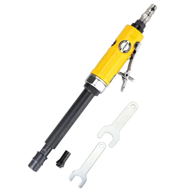 HIFESON 25000RPM Extended Pneumatic Air Pen Air Die Grinder Grinding Mill Engraving Tool Pneumatic Carving Machine 6