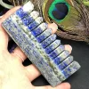 High Quality Natural Amethyst Rose Quartz Crystal Comb Wide Tooth Hair Health Massage Combs Healing Gemstone Gifts Collection 6
