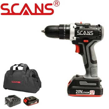 

SCANS SC3180 professional tool 20V Cordless electric Impact Screwdriver impact drill hammer drill Lithium Battery Dual Speed