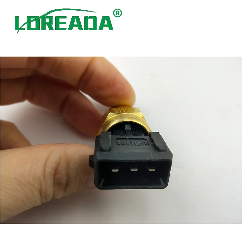 LOREADA Чистый медный датчик температуры воды с 3 контактами для мотоцикла с двигателем 125CC 150CC OEM W313 190909