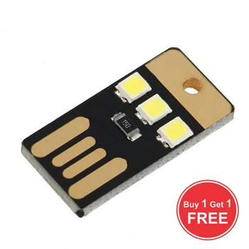 

Buy 1 get 1 free High Quality Mini USB Light Camping Night Mobile USB LED Lamp White/Warm Light Wholesale Sale