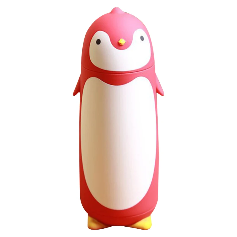 Портативный термос с мультяшным Пингвином из нержавеющей стали, подарок для детей, стакан, чашки Термос, Термочашка