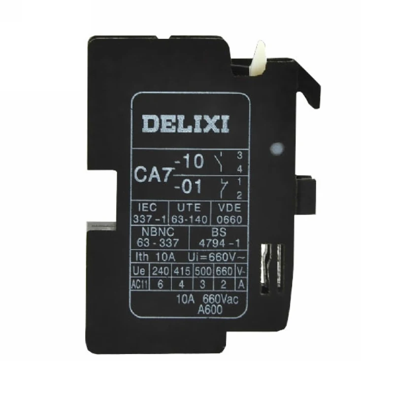 Ca7-10 do Contator da C.a. f7 com Cdc1 Contato Auxiliar Normalmente Aberto Cjx8 Nc3
