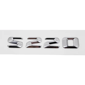 

For Mercedes Benz S Class 220SE W111 W116 W126 W140 W220 W221 W222 S220 Trunk Rear Lid Emblem Badge Alphabet Letter Decal