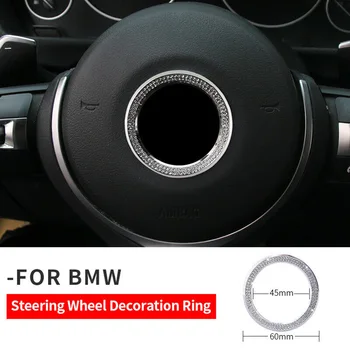 

Steering Wheel Ring Cover Trim Decal Decoration Decor Silver For BMW 1 3 4 5 7 Series Brand New And High Quality