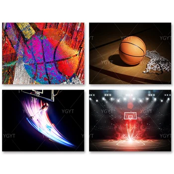 

Wall Art DIY Diamond Painting Basketball Cross Stitch Watercolor Picture Full Round Drill Embroidery Mosaic Handmade Home Decor