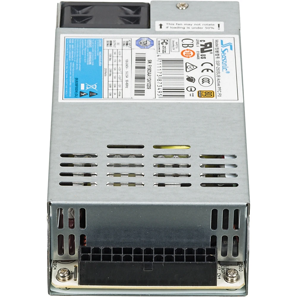 Блок питания Seasonic Flex ATX 250W SS-250 SUB 80+ bronze(24+4pin) APFC 40mm fan 2xSATA